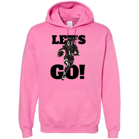 "LET"S GO!" Flag Football Hoodie