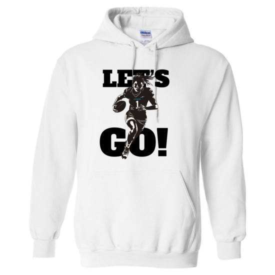 "LET"S GO!" Flag Football Hoodie